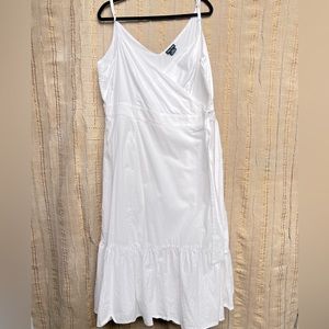 City Chic - White Wrap Dress